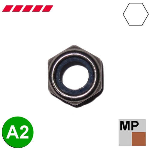 Sechskant-Sicherungsmuttern DIN 985 A2 (selbstsichernd) (Minipaket)