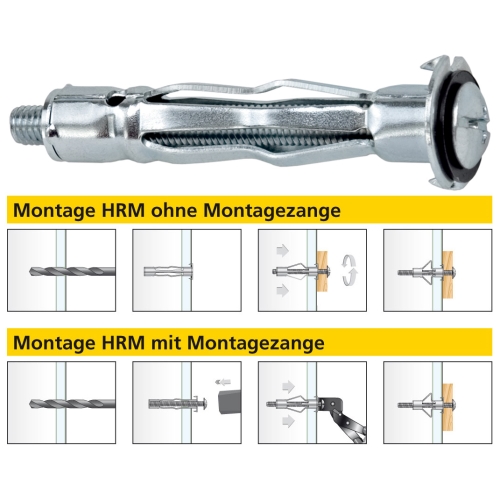 Celo Hohlraum-Metalldübel HRM