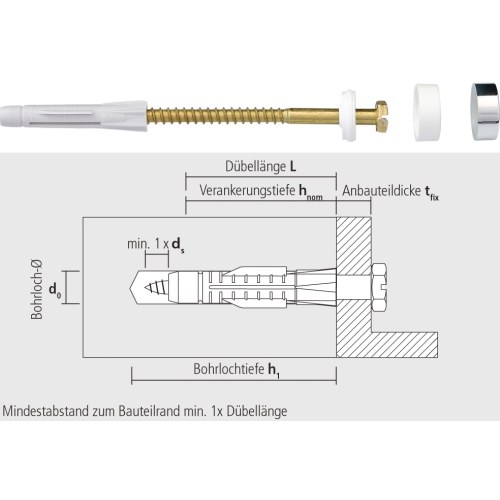 Celo Stand-WC-Befestigung (Minipaket)