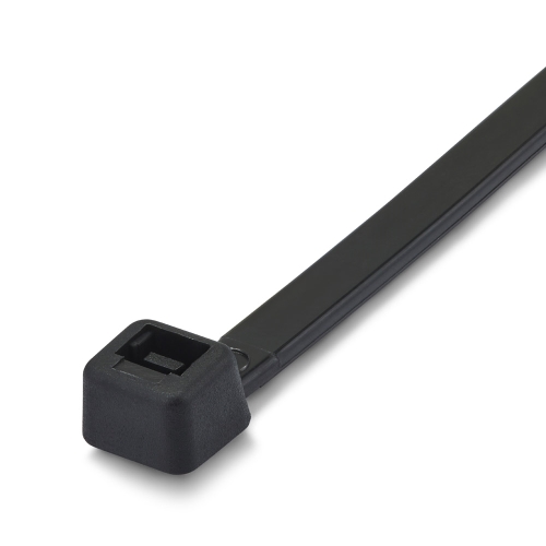 Kabelbinder schwarz UV-beständig, Breite 7,6 mm, Länge 370 mm, Inhalt 100 Stk