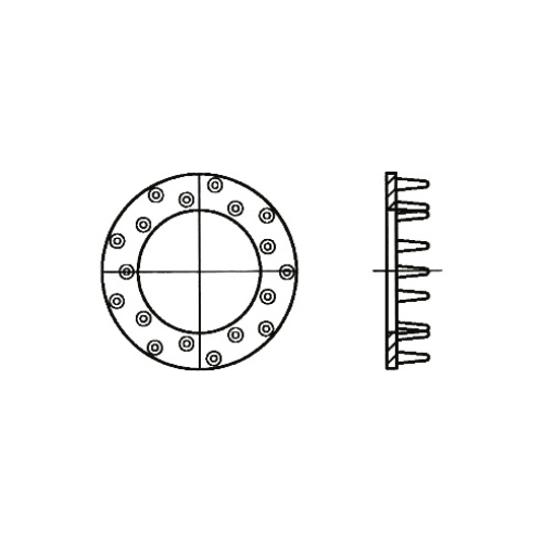 Scheibendübel einseitig C11 (Einpressdübel)