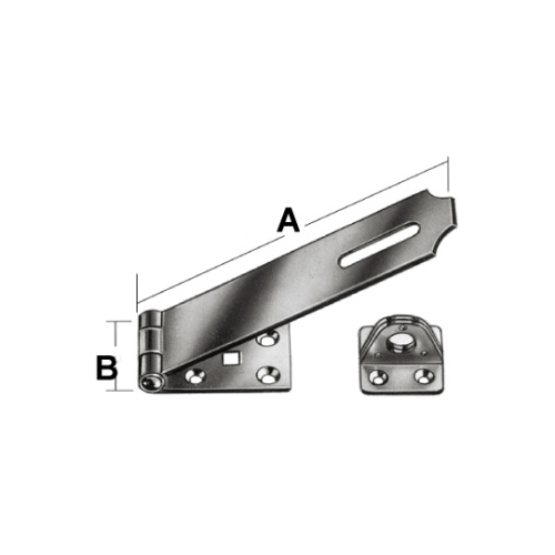 Sicherheitsüberfalle (Anlegarbe) verzinkt (schwere Ausführung)