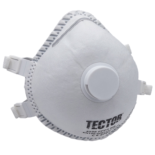 Tector Feinstaubmasken FFP3 NR mit Ausatmungsventil (5-Stück-Pack)
