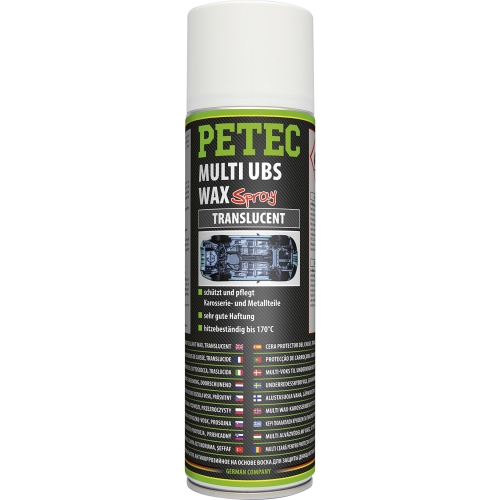 Petec Multi UBS Wax Spray 500 ml, Translucent