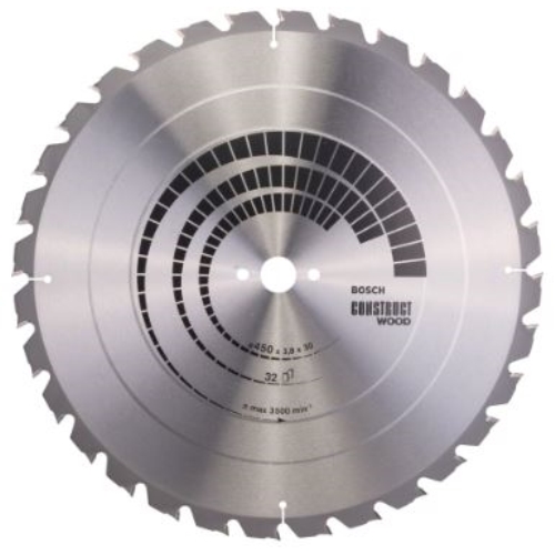 Bosch Kreissägeblatt CONSTRUCT WOOD 450/30/32Z HB 14° (für Stationärsägen)