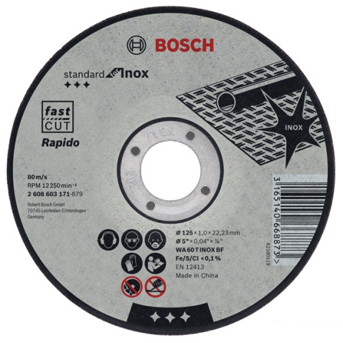 Bosch Trennscheibe Edelstahl (für Winkelschleifer)