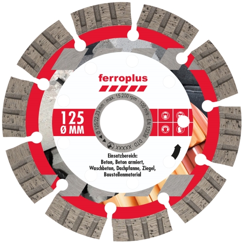 Ferroplus Diamant-Trennscheibe 125 mm