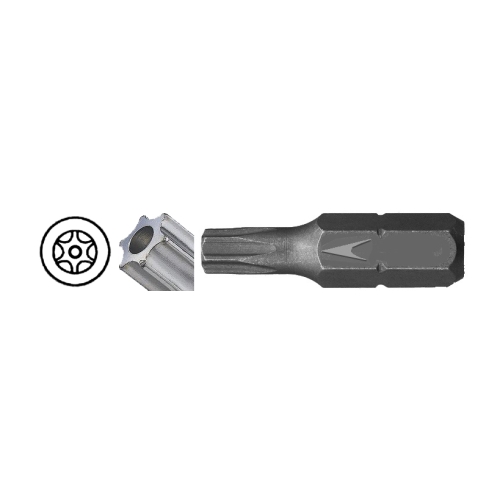 Schrauberklinge (Bit) Torx-Tamper gebohrt