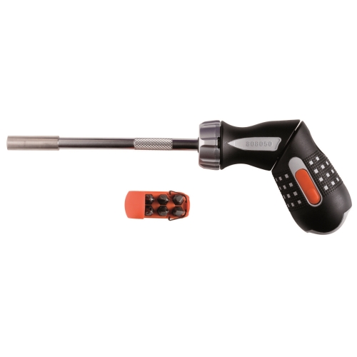 Bahco Bit-Ratschenschraubendreher mit Pistolengriff 1/4