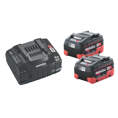 Metabo Basis-Set LiHD 2 x 5.5 Ah SE (Black Edition)