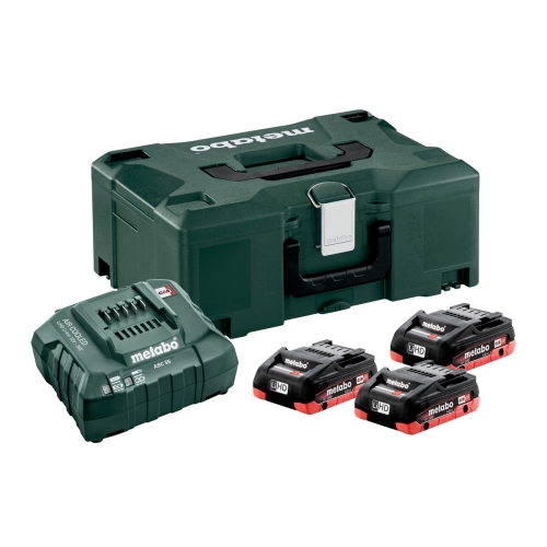 Metabo Basis-Set LiHD 3 x 4.0 Ah