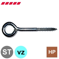 Gerüstösenschrauben verzinkt (Handelspaket)