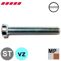 Schrauben Zylinderkopf DIN 84 verzinkt (mit Schlitz) (Minipaket)