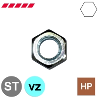 Sechskantmuttern ähnl. DIN 6334 verzinkt (lange Form)