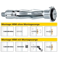 Celo Hohlraum-Metalldübel HRM