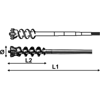 Bosch Betonfräskrone SDS-max (Durchbruchbohrer)