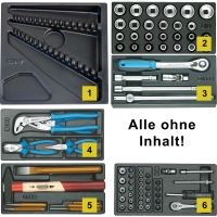 Systemeinlage Gedore 1500 Kunststoff - leer 